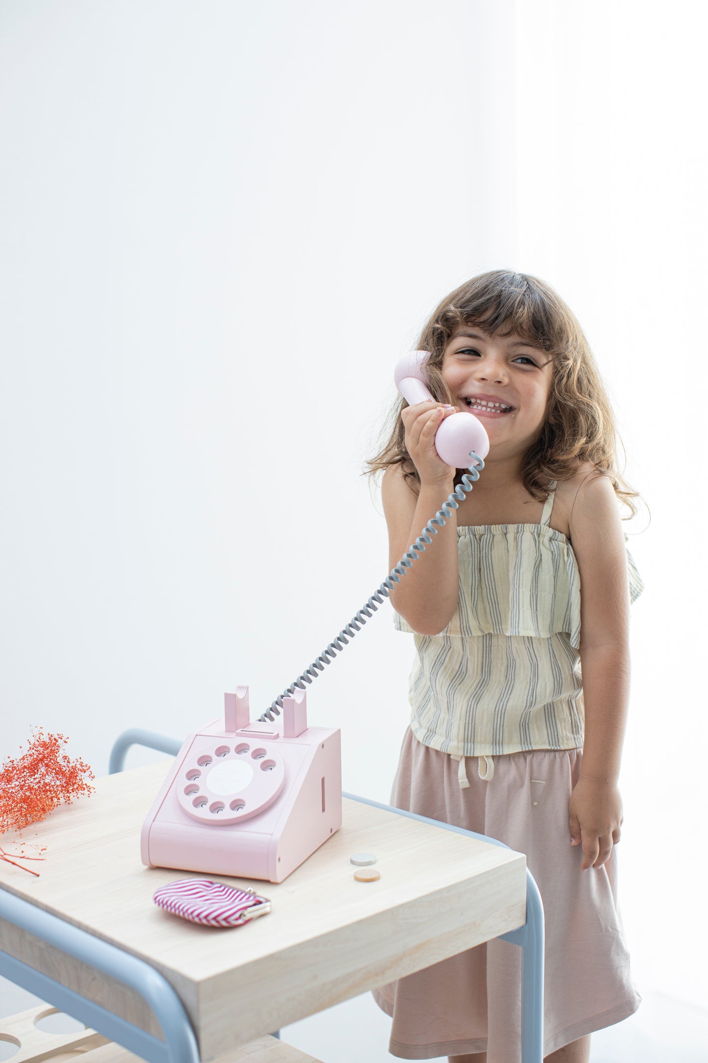 Retro Wooden Telephone