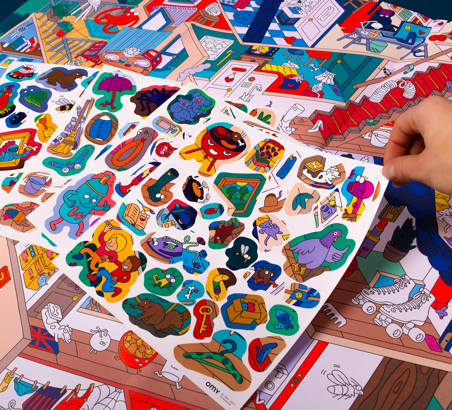 Sticker Posters - Póster gigante con stickers