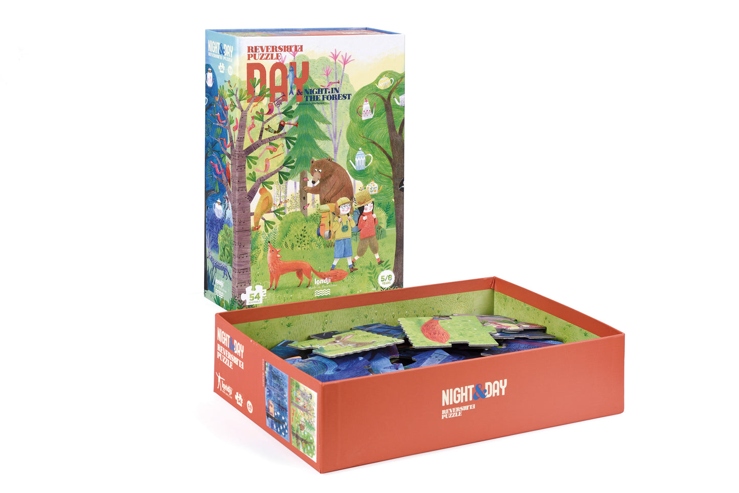Day and Night in the Forest - Puzzle 54 piezas