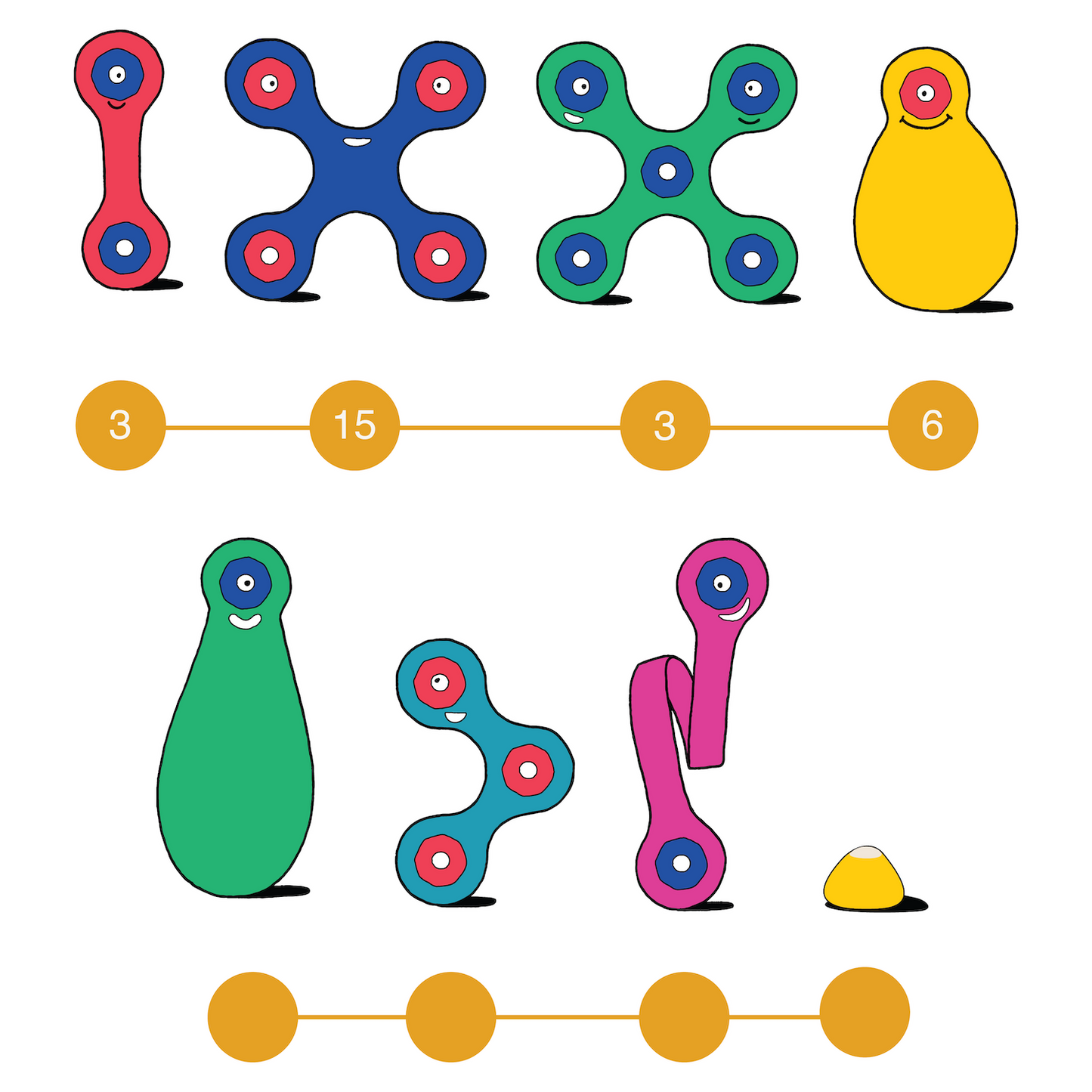 Rainbow Pack - 42 piezas