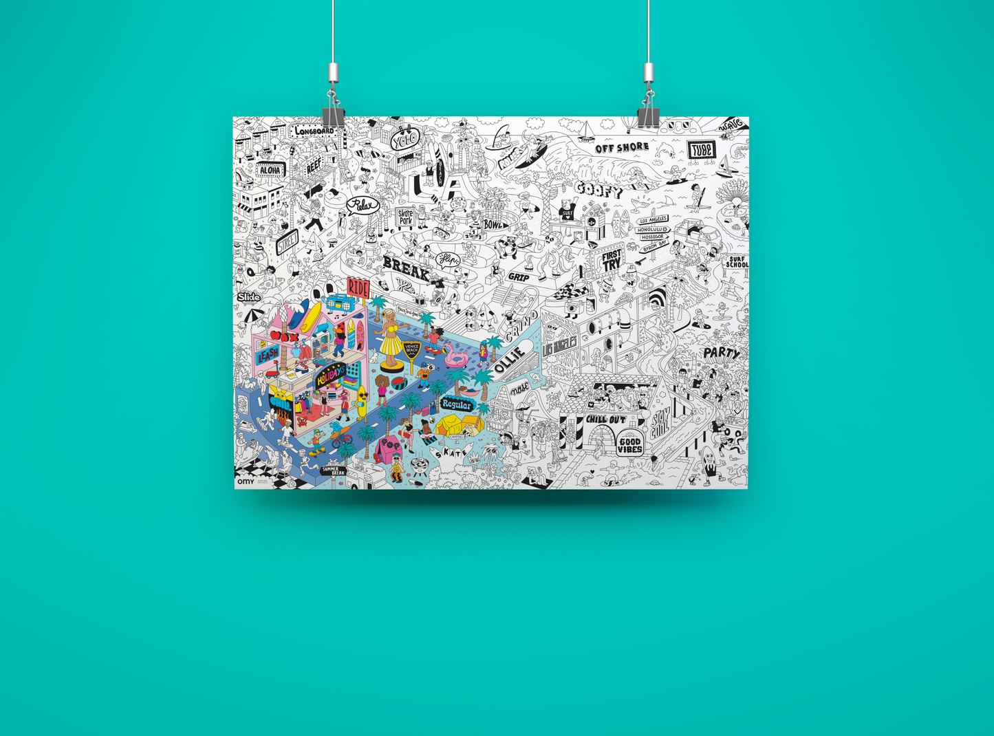 Coloring Posters - Póster gigante para colorear