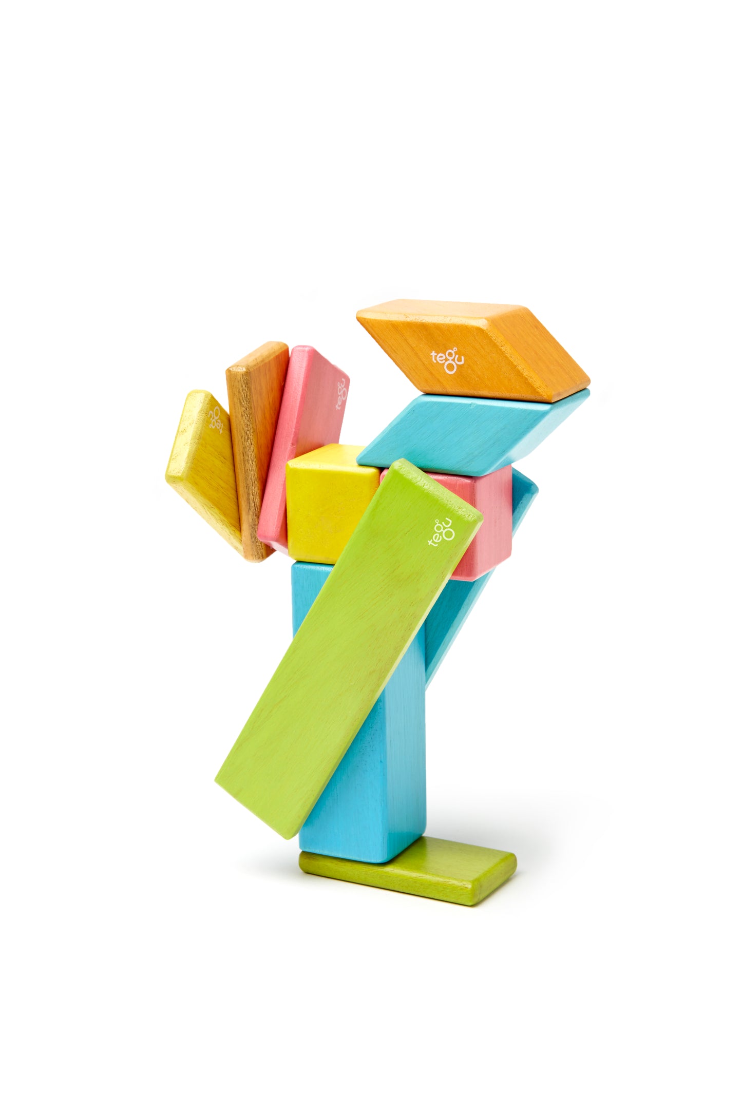 Magnetic Wooden Blocks- 14 piezas