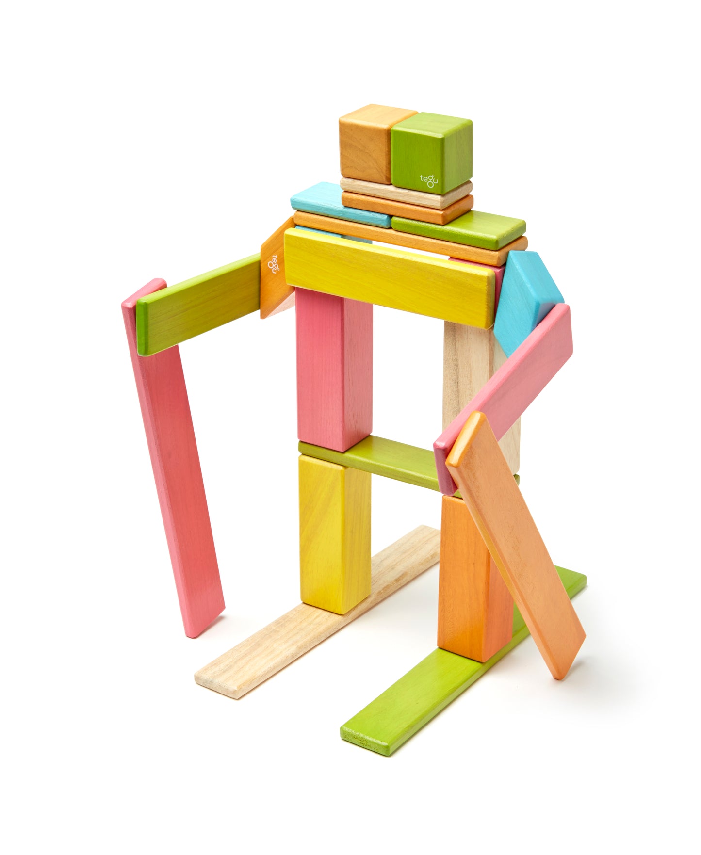 Magnetic Wooden Blocks- 24 piezas