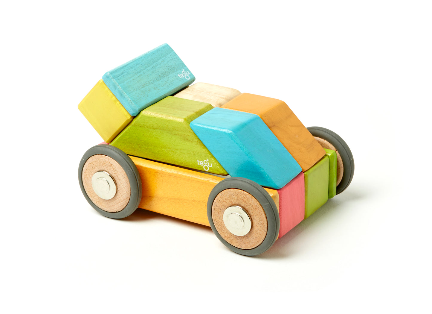Magnetic Wooden Blocks- 42 piezas