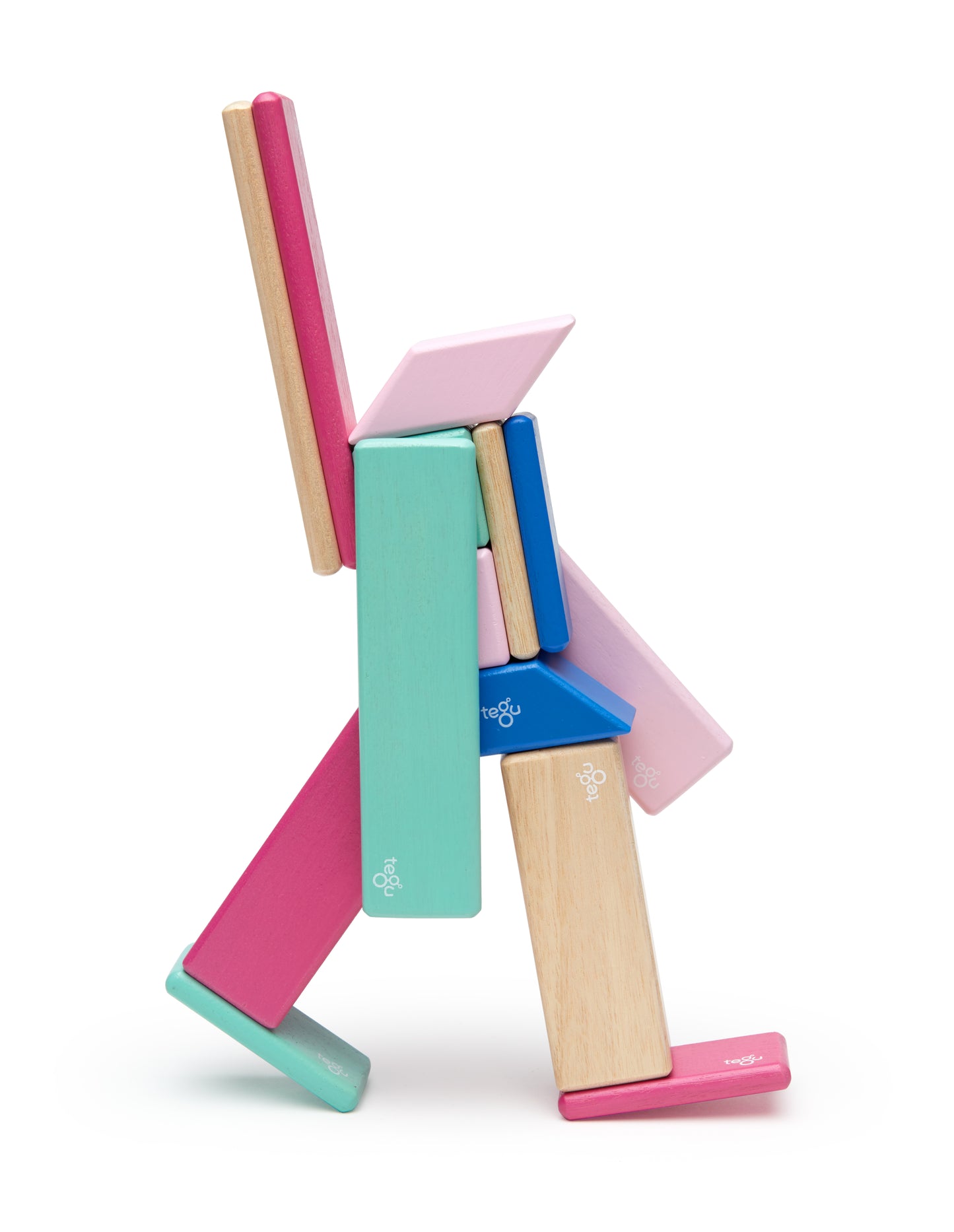 Magnetic Wooden Blocks- 14 piezas