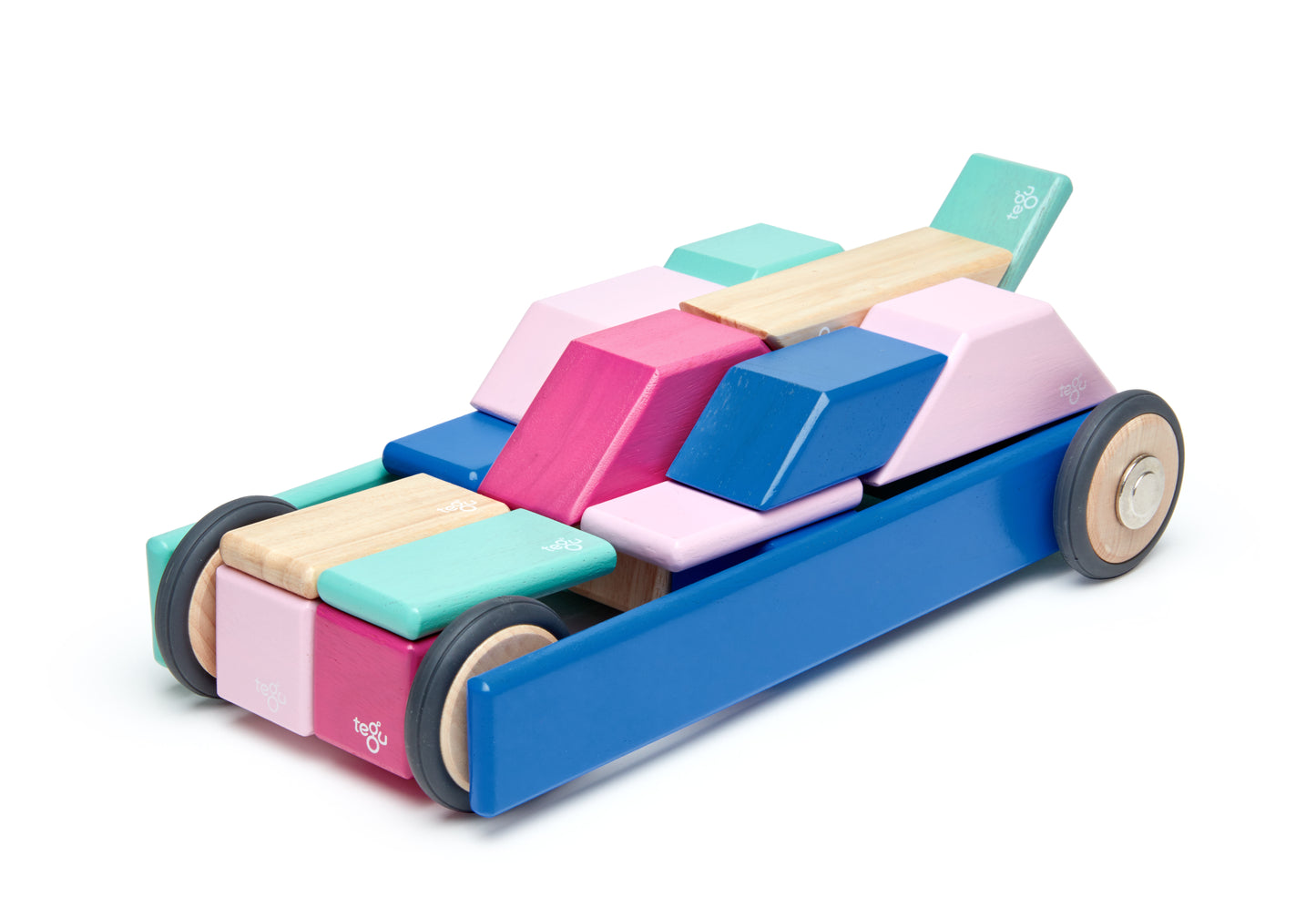 Magnetic Wooden Blocks- 42 piezas