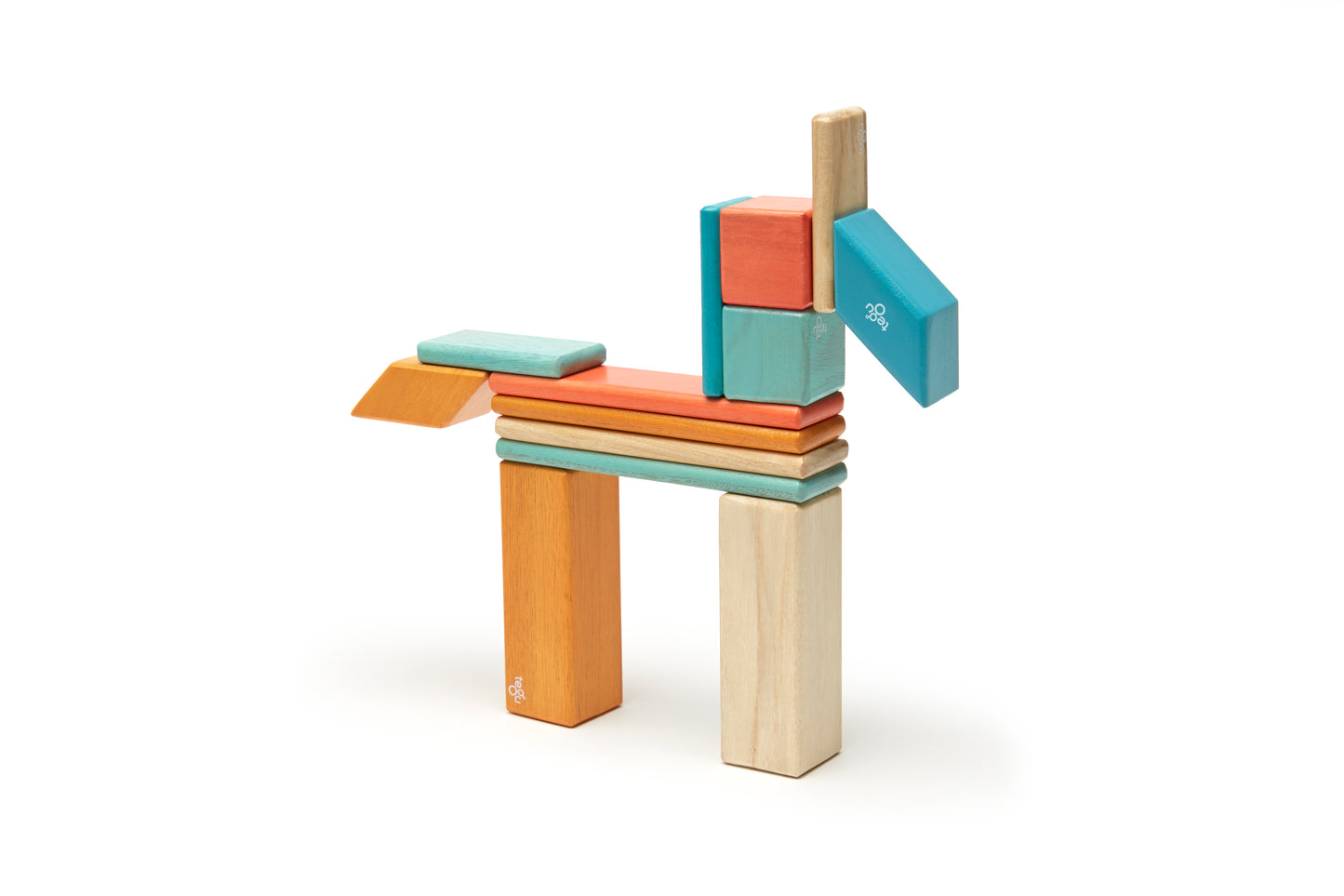 Magnetic Wooden Blocks- 14 piezas