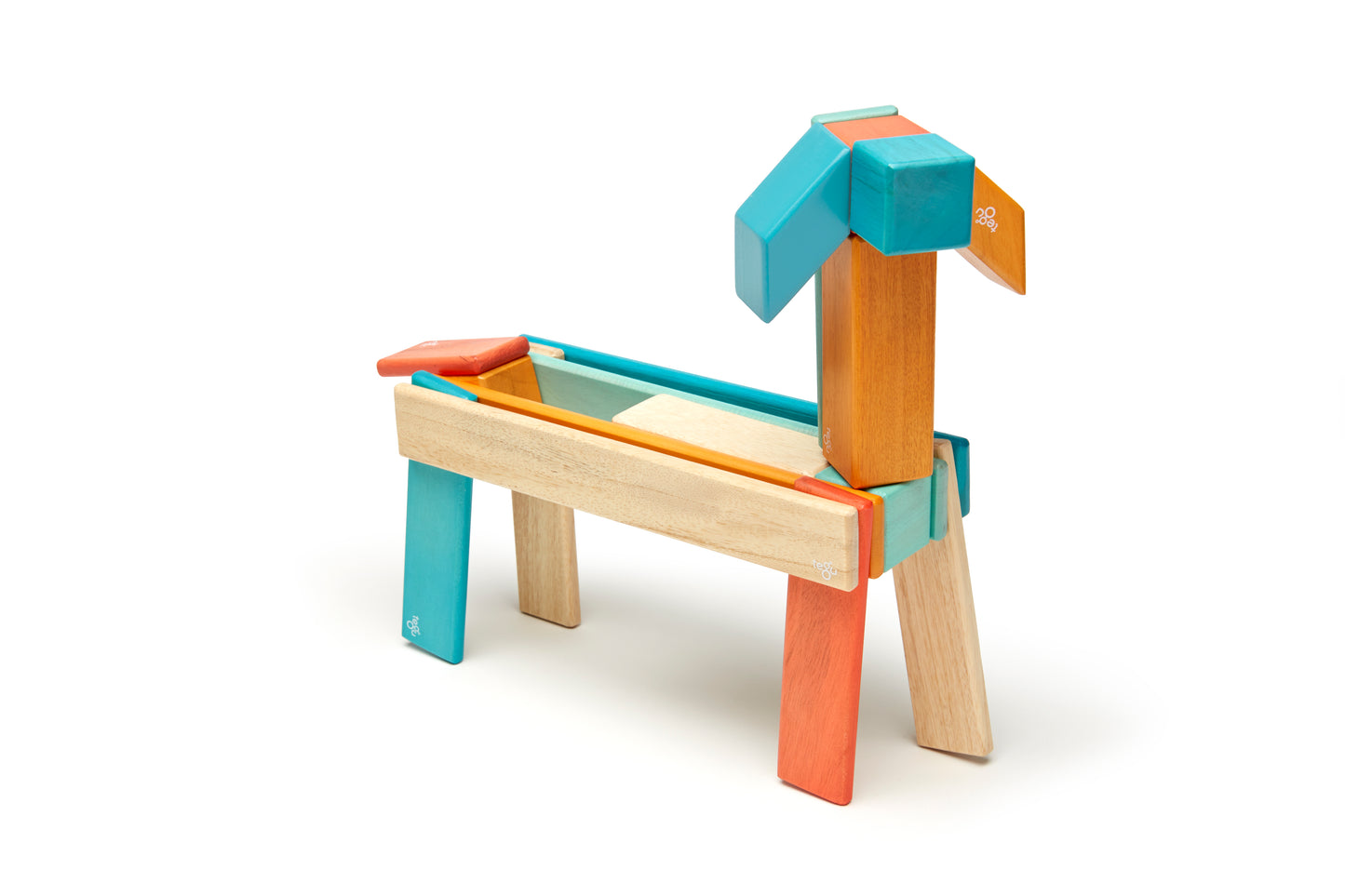 Magnetic Wooden Blocks- 24 piezas