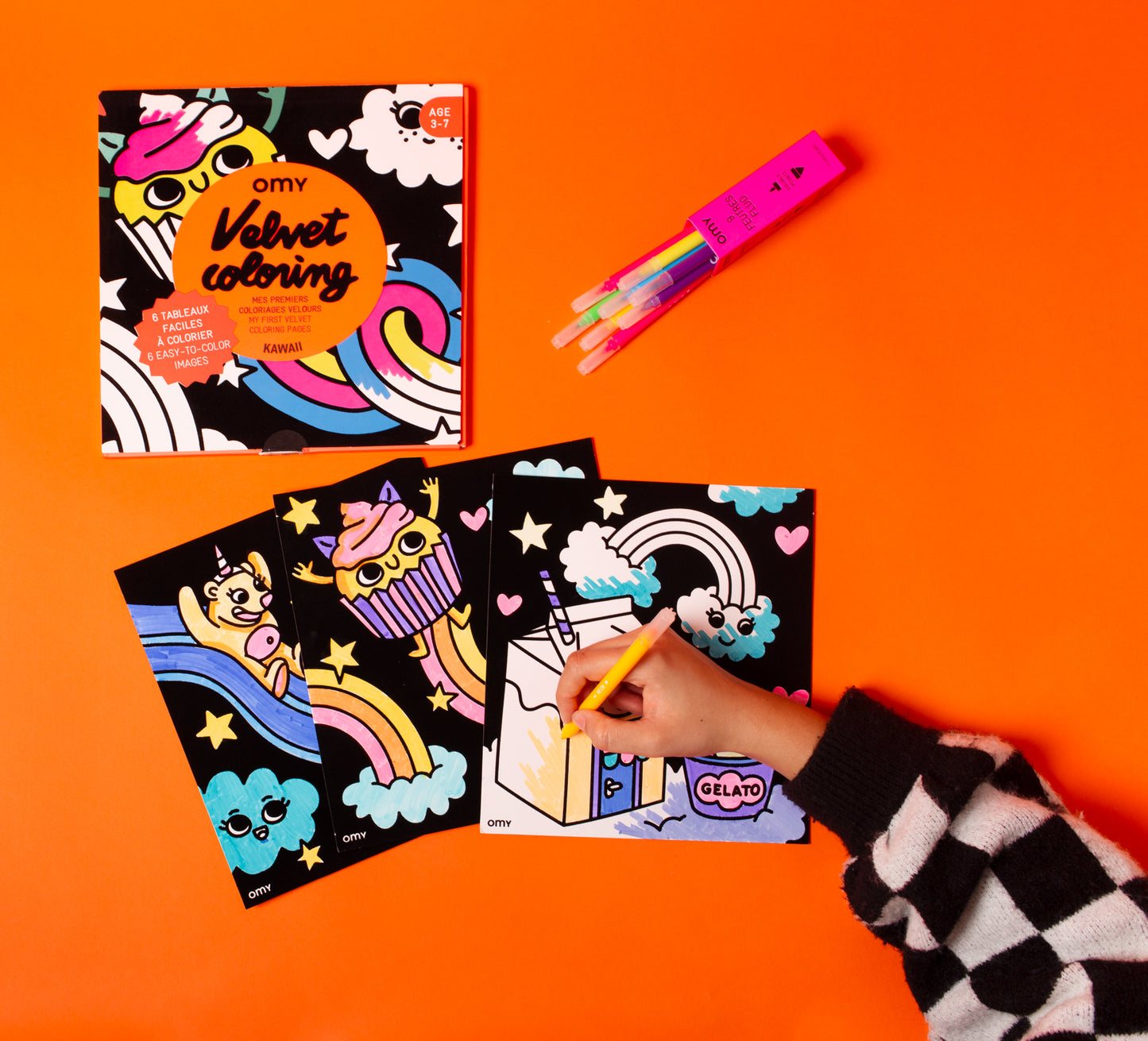 Velvet - Imágenes para colorear con terciopelo