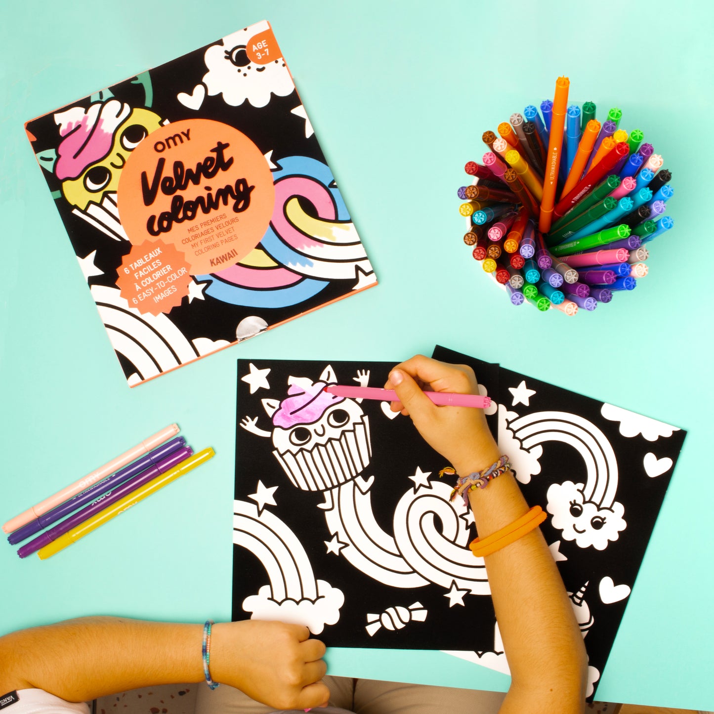 Velvet - Imágenes para colorear con terciopelo