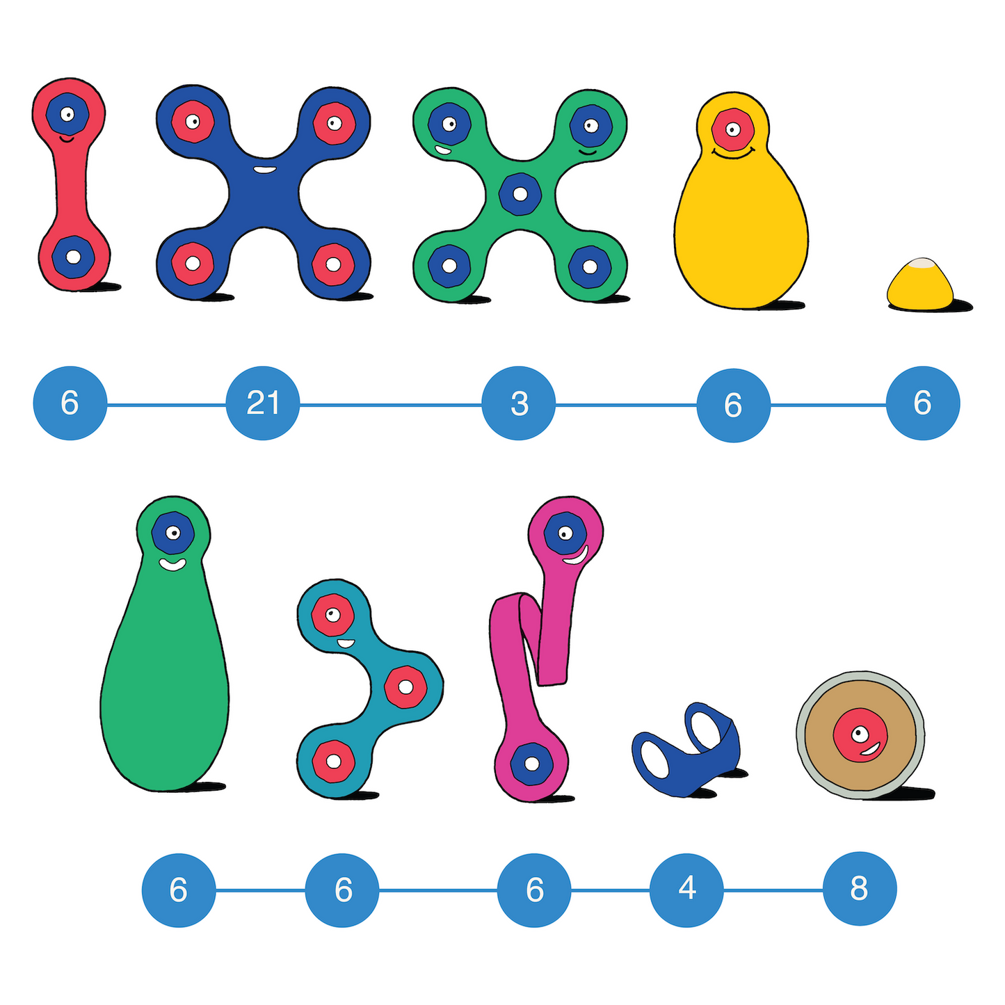 Wheel Creator Pack - 72 piezas