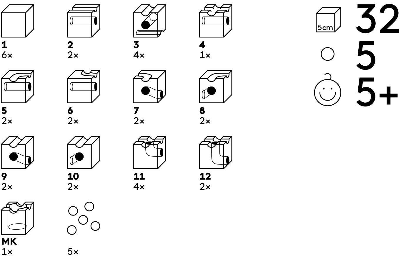 Standard - 32 piezas