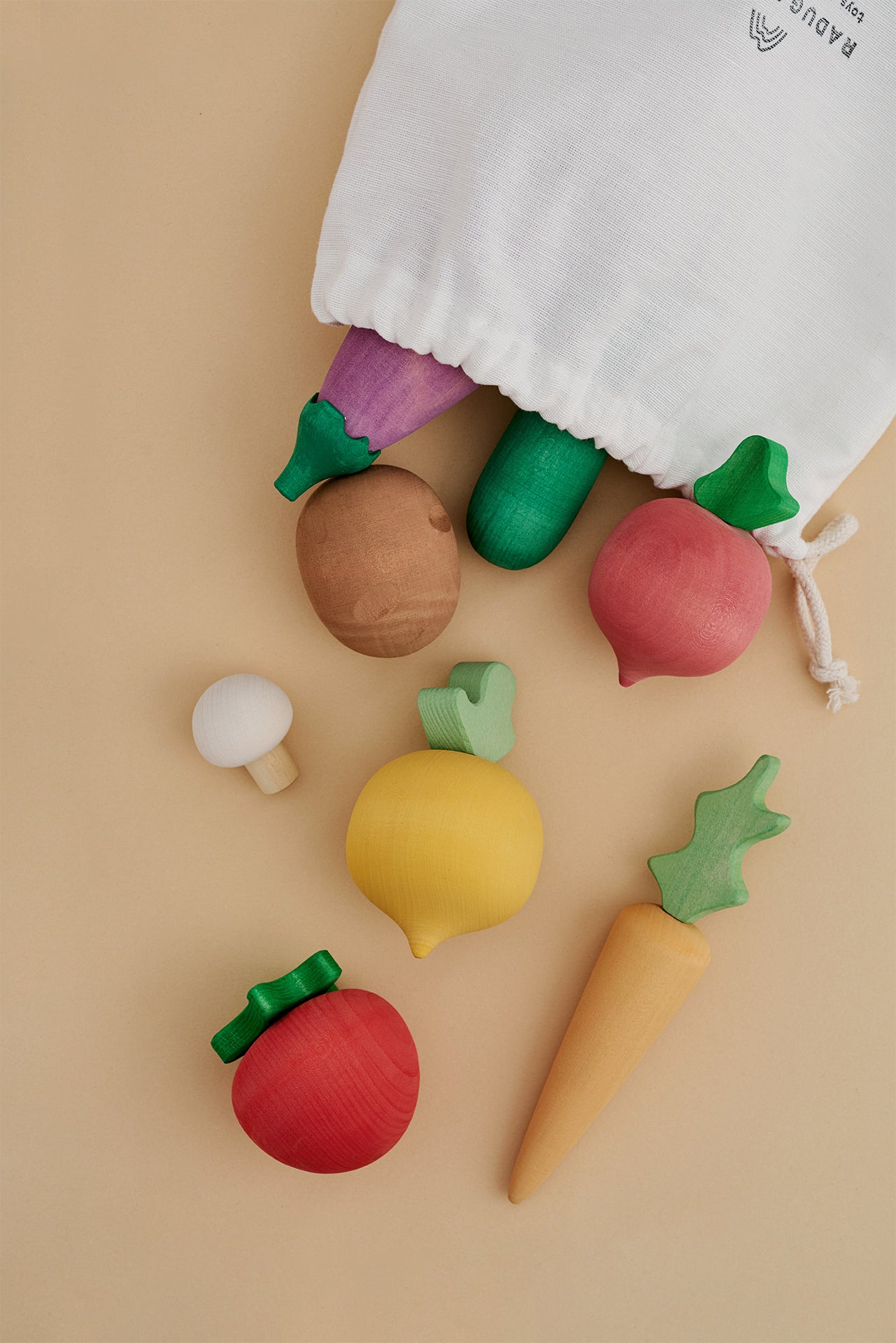 Wooden Vegetables - 10 piezas