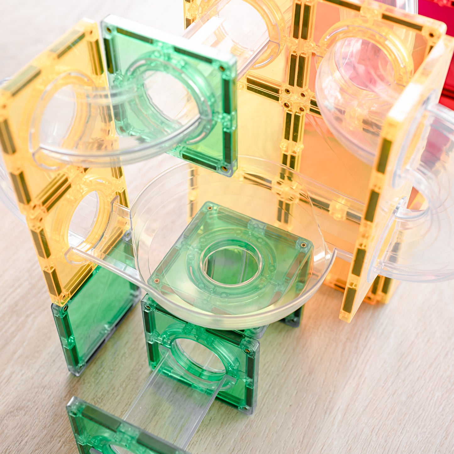 Rainbow Ball Run Expansion Pack – 66 piezas