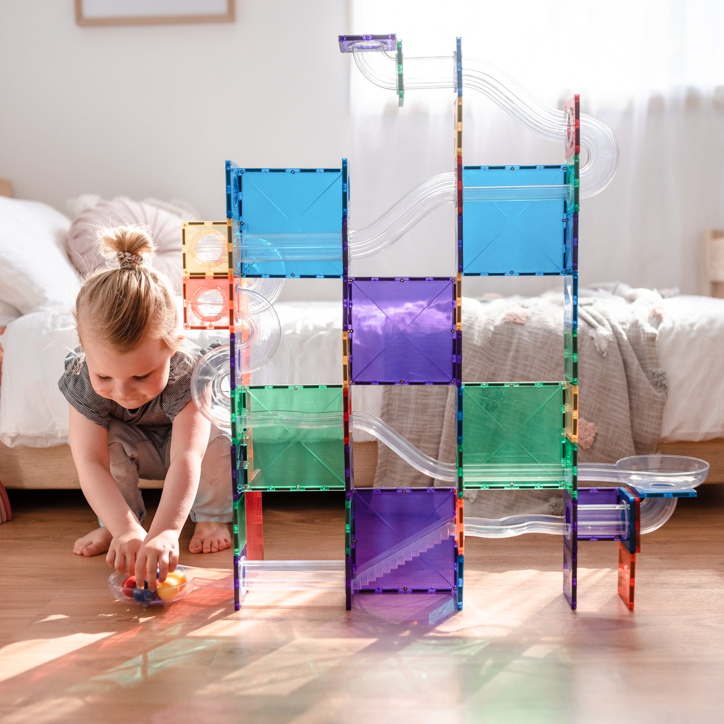 Rainbow Ball Run Pack – 92 piezas