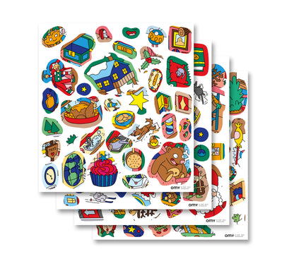 Santa's Workshop - póster gigante con stickers