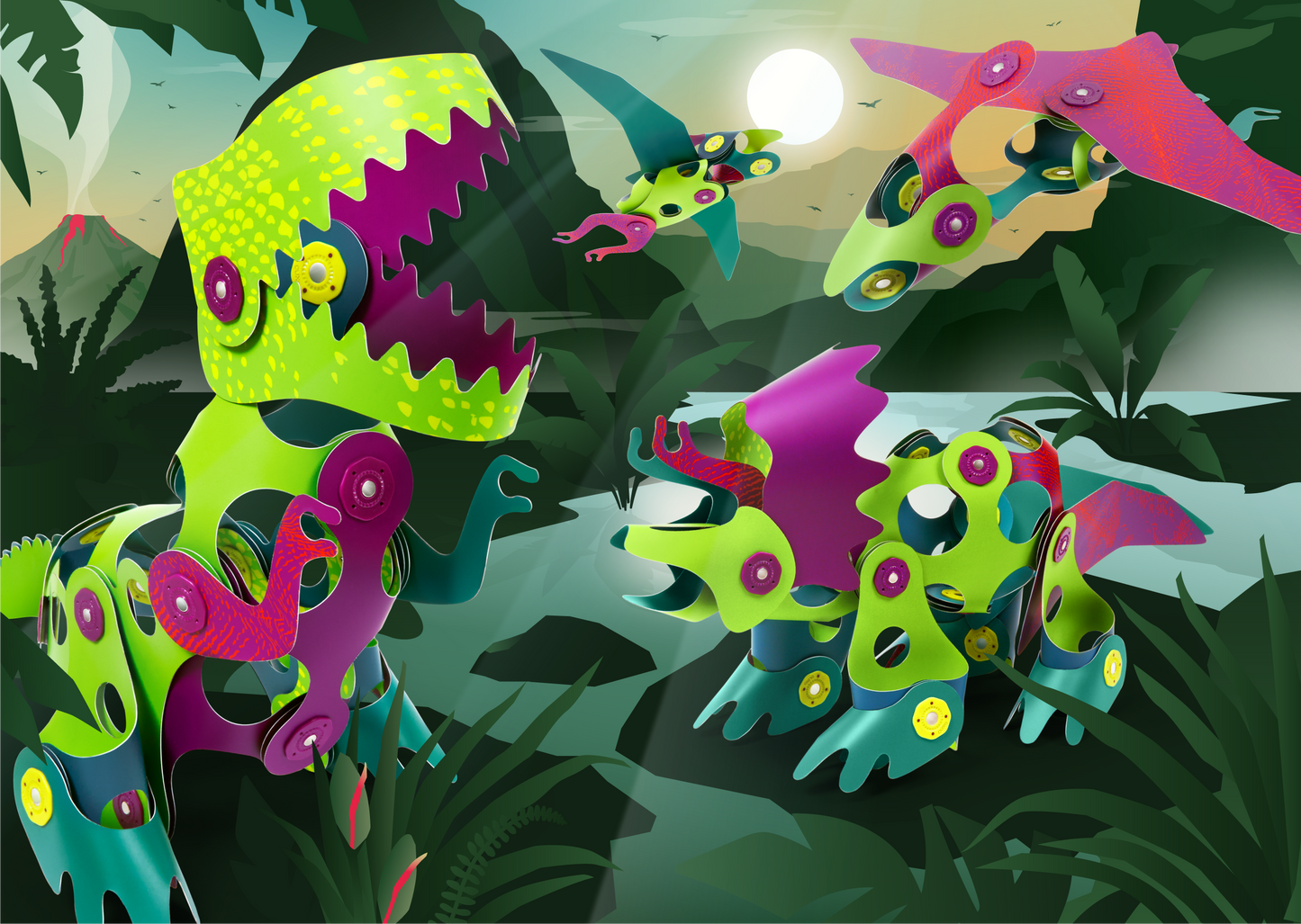 Dino Adventure Pack - 36 piezas