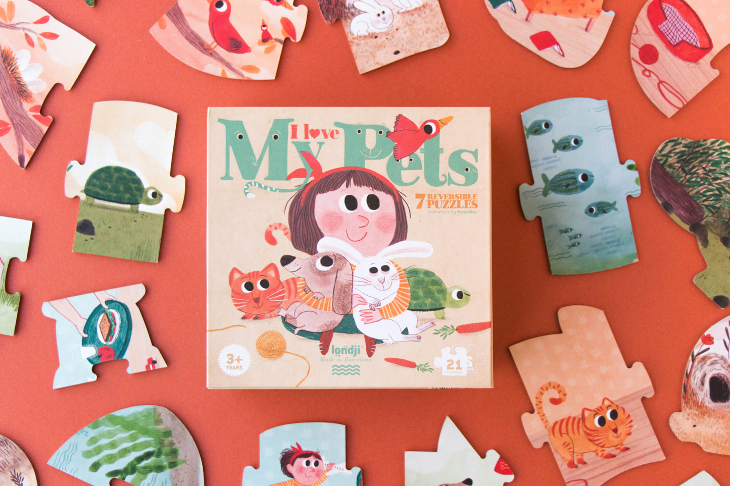 I Love my Pets - Puzzle 21 piezas