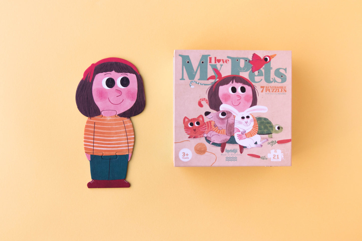 I Love my Pets - Puzzle 21 piezas