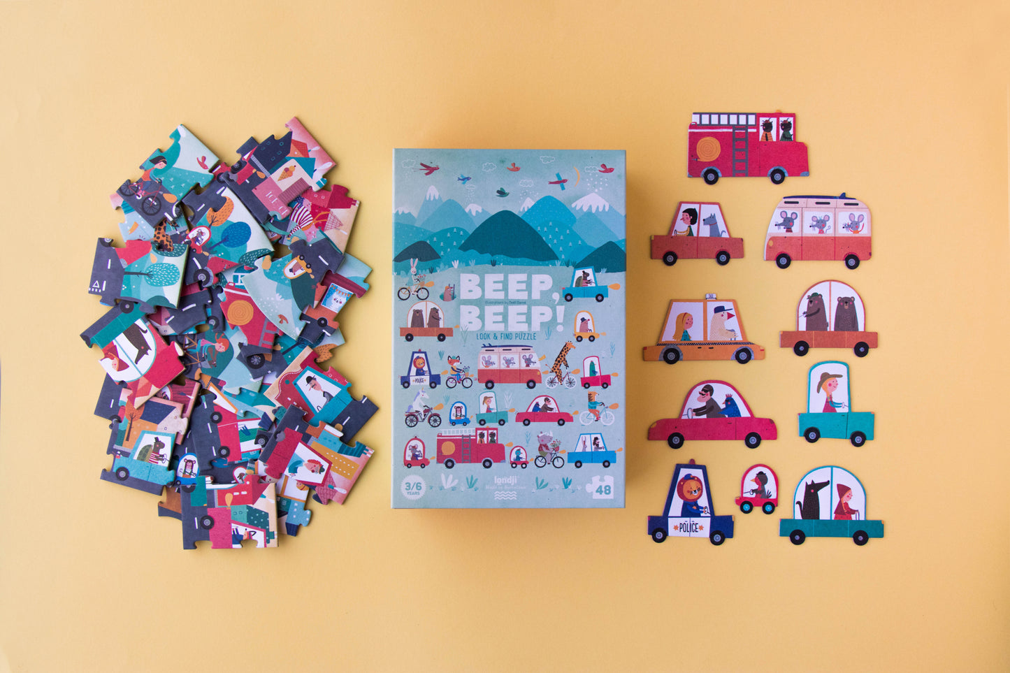 BEEP, BEEP! - Puzzle 48 piezas
