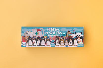 10 Penguins - Puzzle 55 piezas