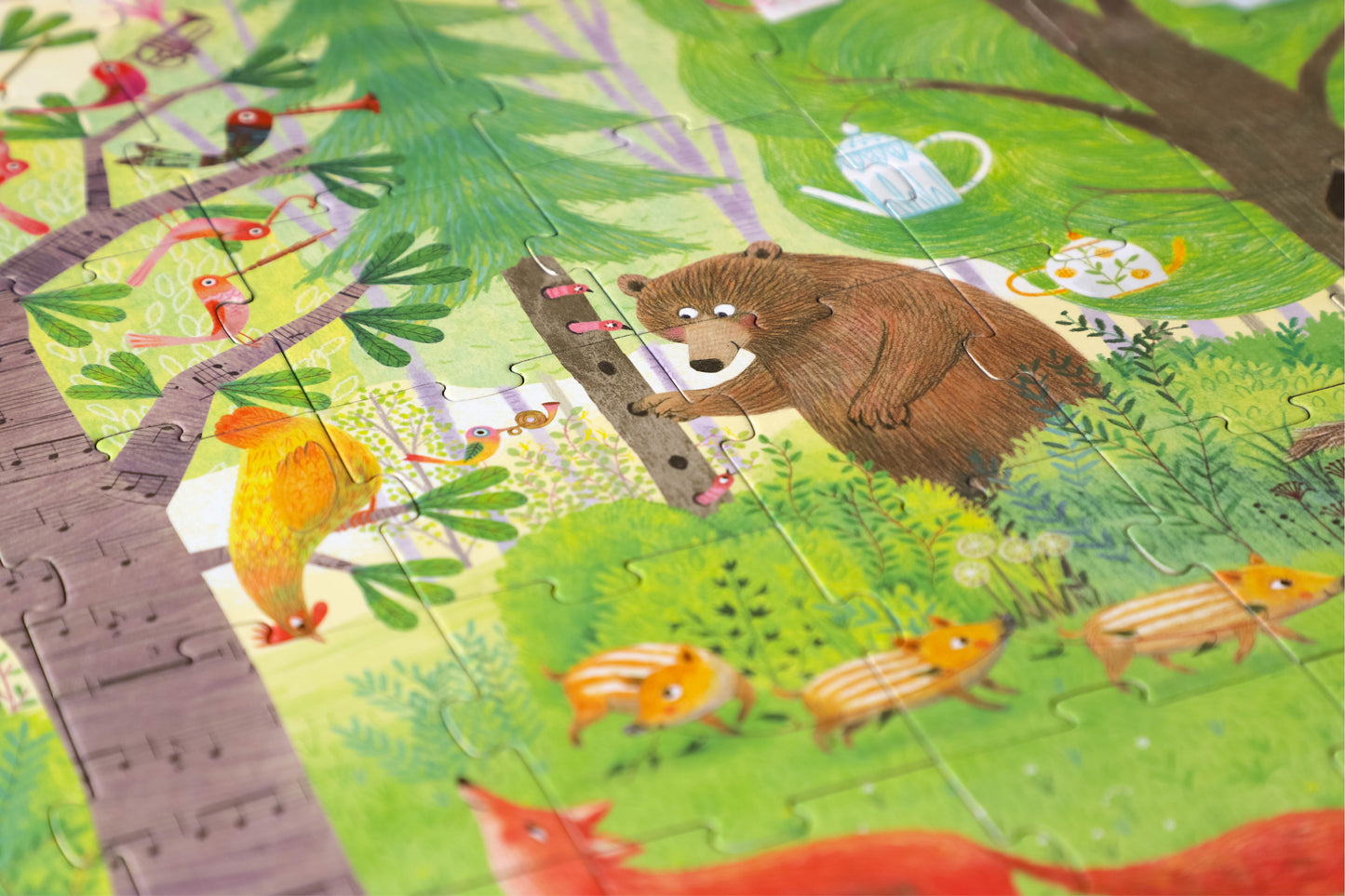 Day and Night in the Forest - Puzzle 54 piezas