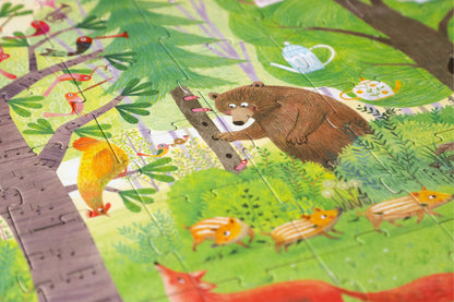 Day and Night in the Forest - Puzzle 54 piezas