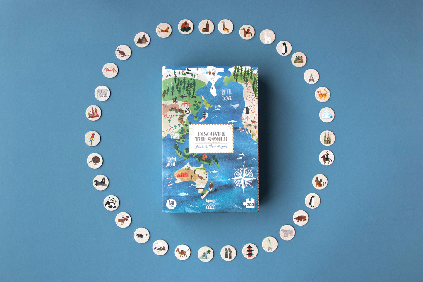 Discover the World - Puzzle 200 piezas