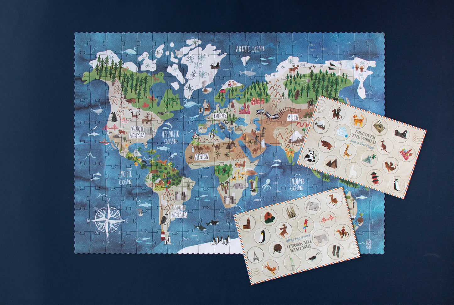 Discover the World - Puzzle 200 piezas