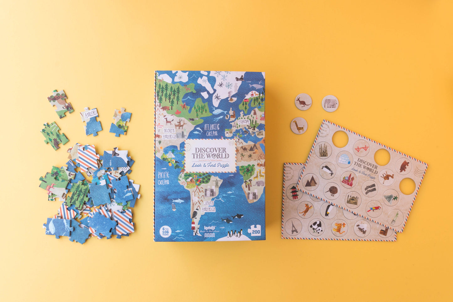 Discover the World - Puzzle 200 piezas