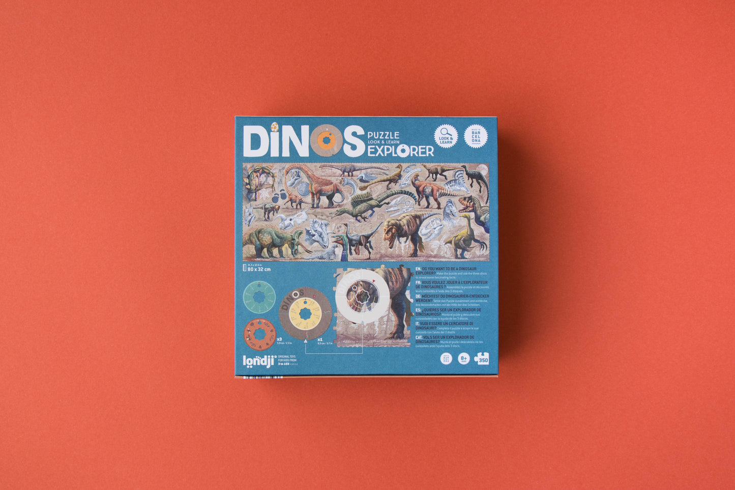 Dinos Explorer- Puzzle 350 piezas