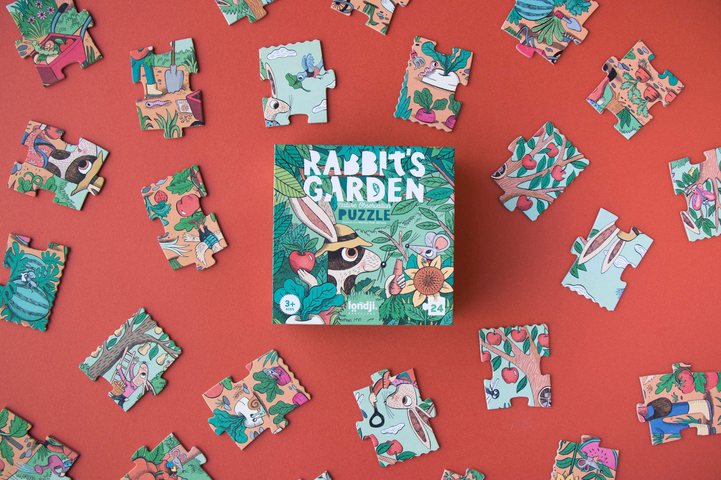 Rabbit's Garden - Puzzle 24 piezas