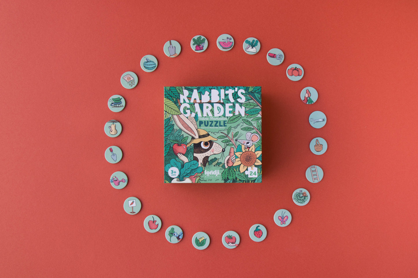 Rabbit's Garden - Puzzle 24 piezas