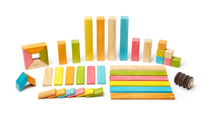 Magnetic Wooden Blocks-  42 piezas