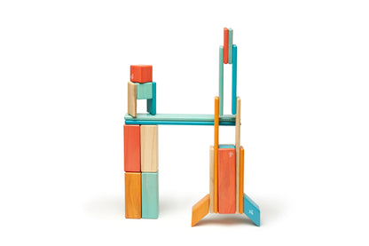 Magnetic Wooden Blocks-  24 piezas