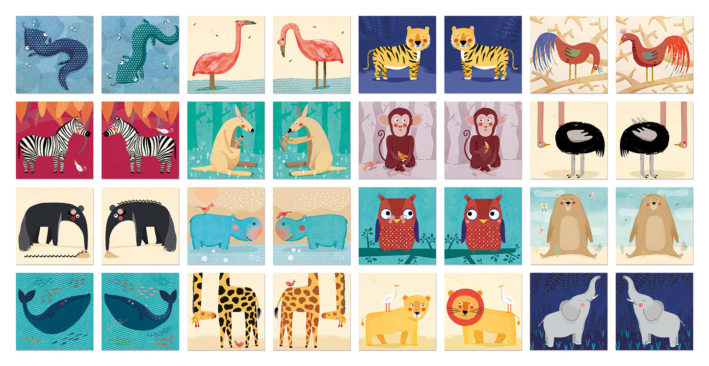 Wild Animals - Memory Game