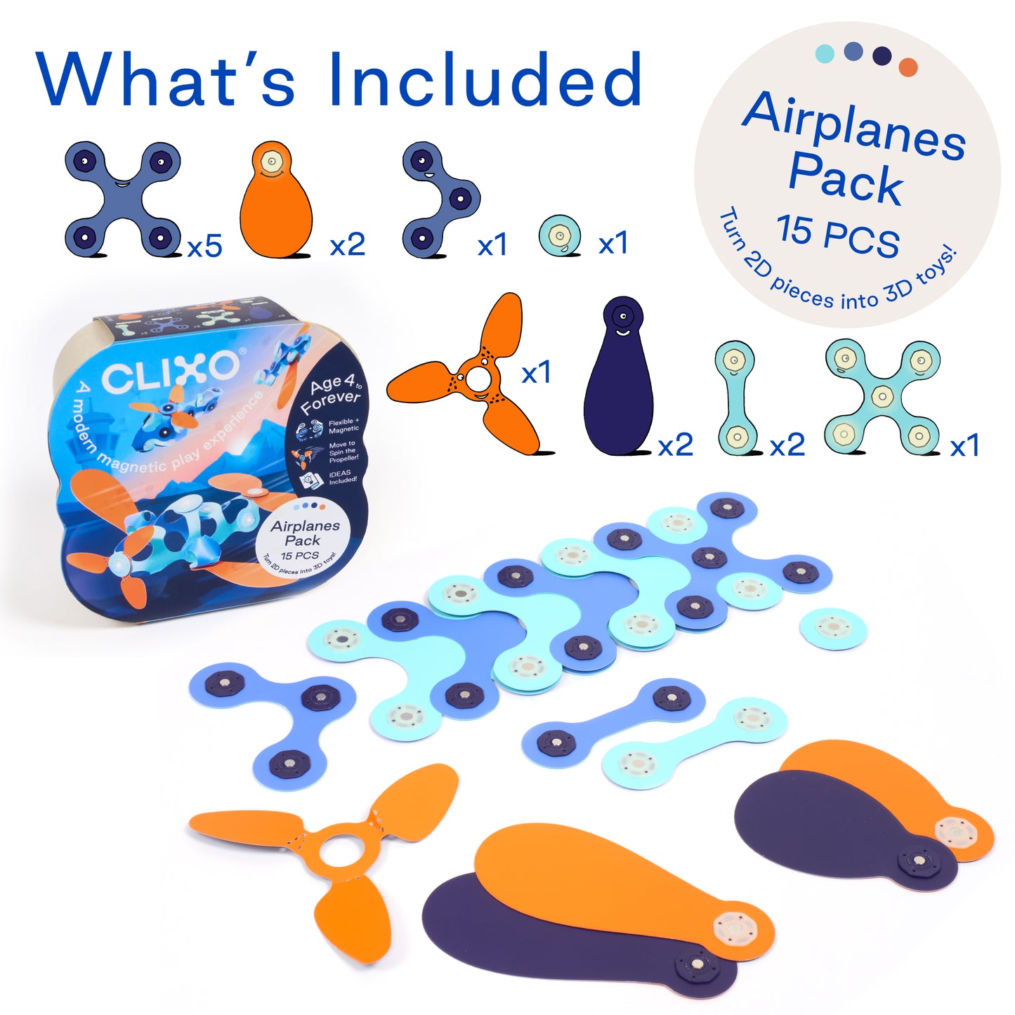 Airplanes Pack - 15 piezas