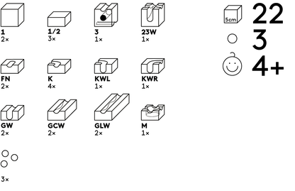 Wave - 22 piezas